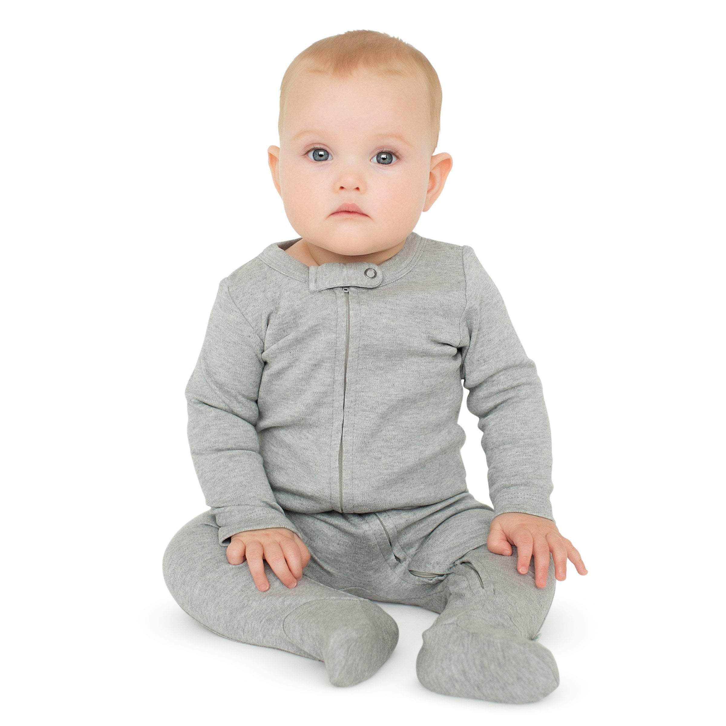 2-pc-zipper-footie-set-ivory-heather-grey-Gift-Baby-Toys-4