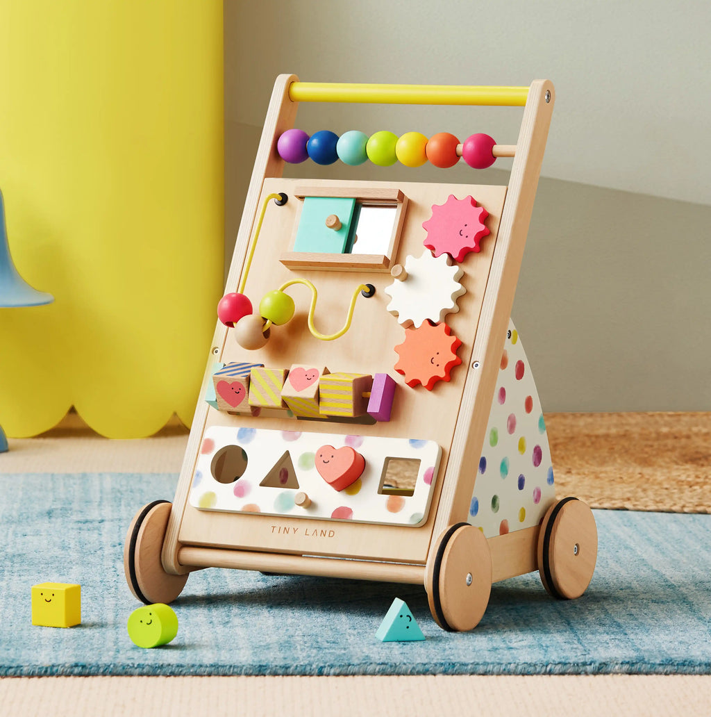 tiny-land®-premium-natural-wooden-activity-walker-Gift-Baby-Toysbaby walker-1