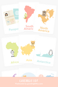 travel-continents-flashcards-Gift-Baby-Toys-1