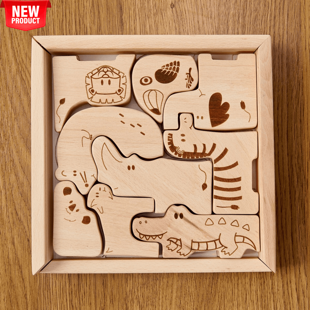 wooden-safari-animal-puzzle-box-for-toddlers-Gift-Baby-Toysmontessori toys-1