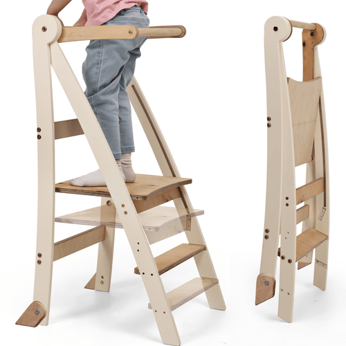 adjustable-learning-tower-kids-step-stool-Gift-Baby-Toys-1