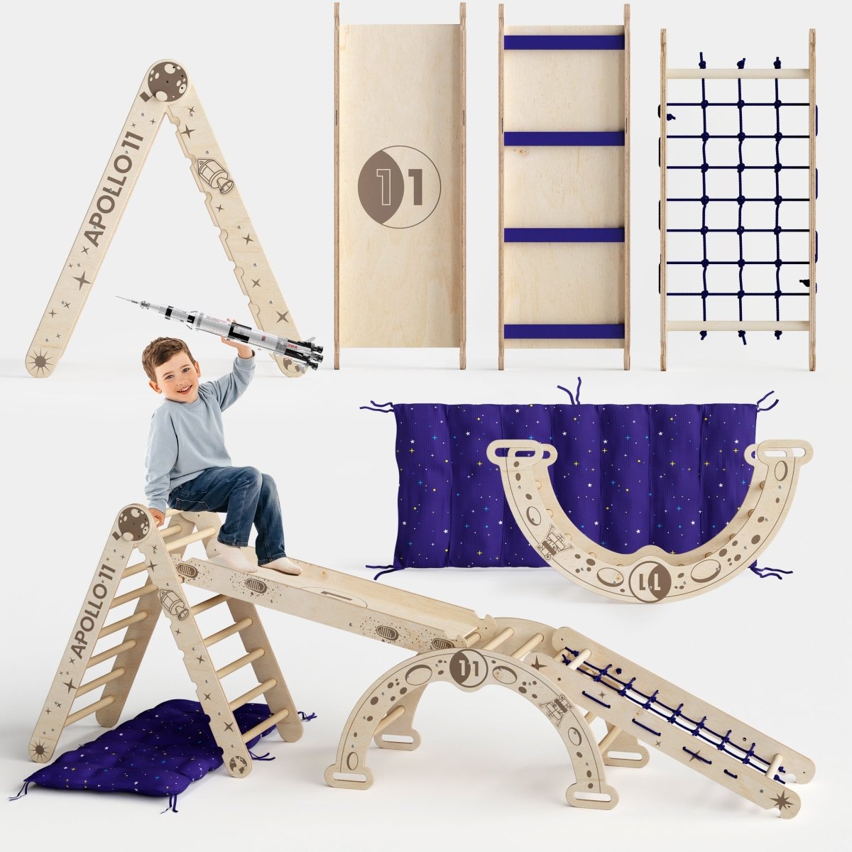 apollo-5in1-climbing-set-pikler-triangle-net-arch-slide-board-and-cushion-for-little-astronauts-Gift-Baby-Toys-1