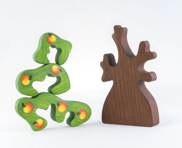 waldorf-wooden-apple-tree-puzzle-Gift-Baby-Toys-2