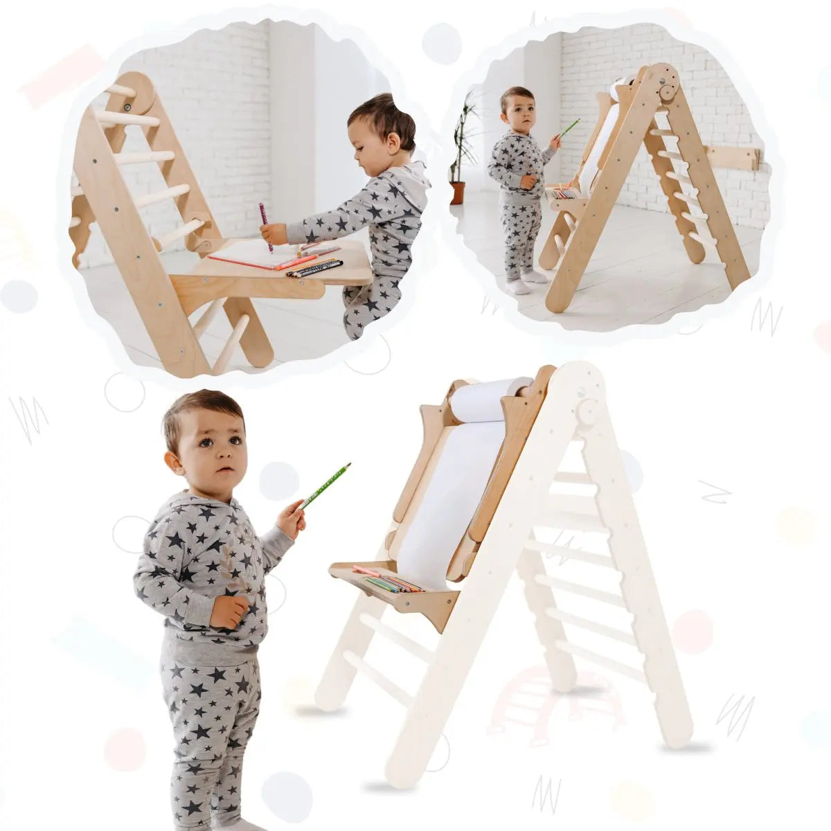 art-addition-to-the-triangle-ladder-Gift-Baby-ToysLadder Accessories-1