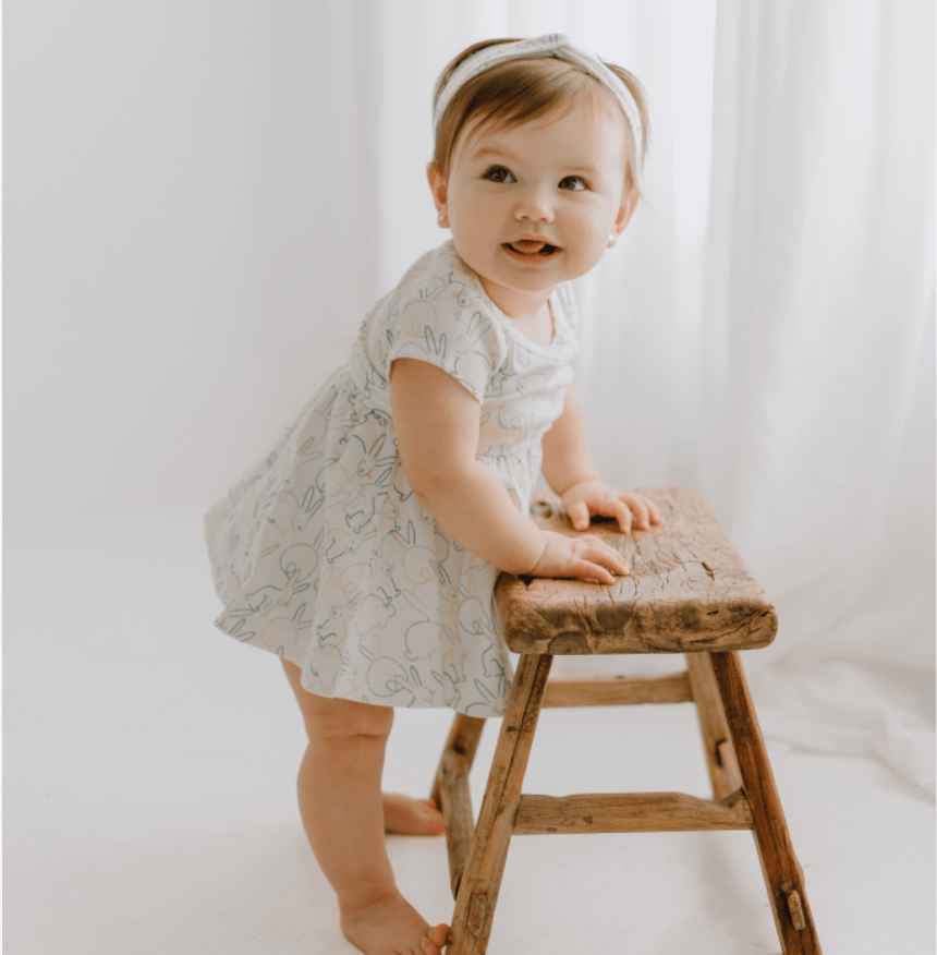 short-sleeve-twirl-dress-bunnies-Gift-Baby-Toys-2