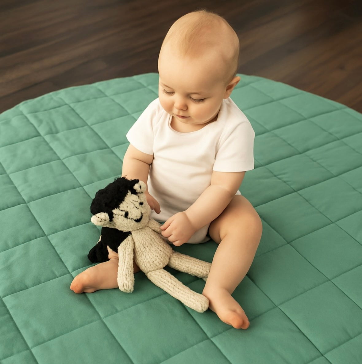 organic-play-mat-round-basil-green-Gift-Baby-Toys-5