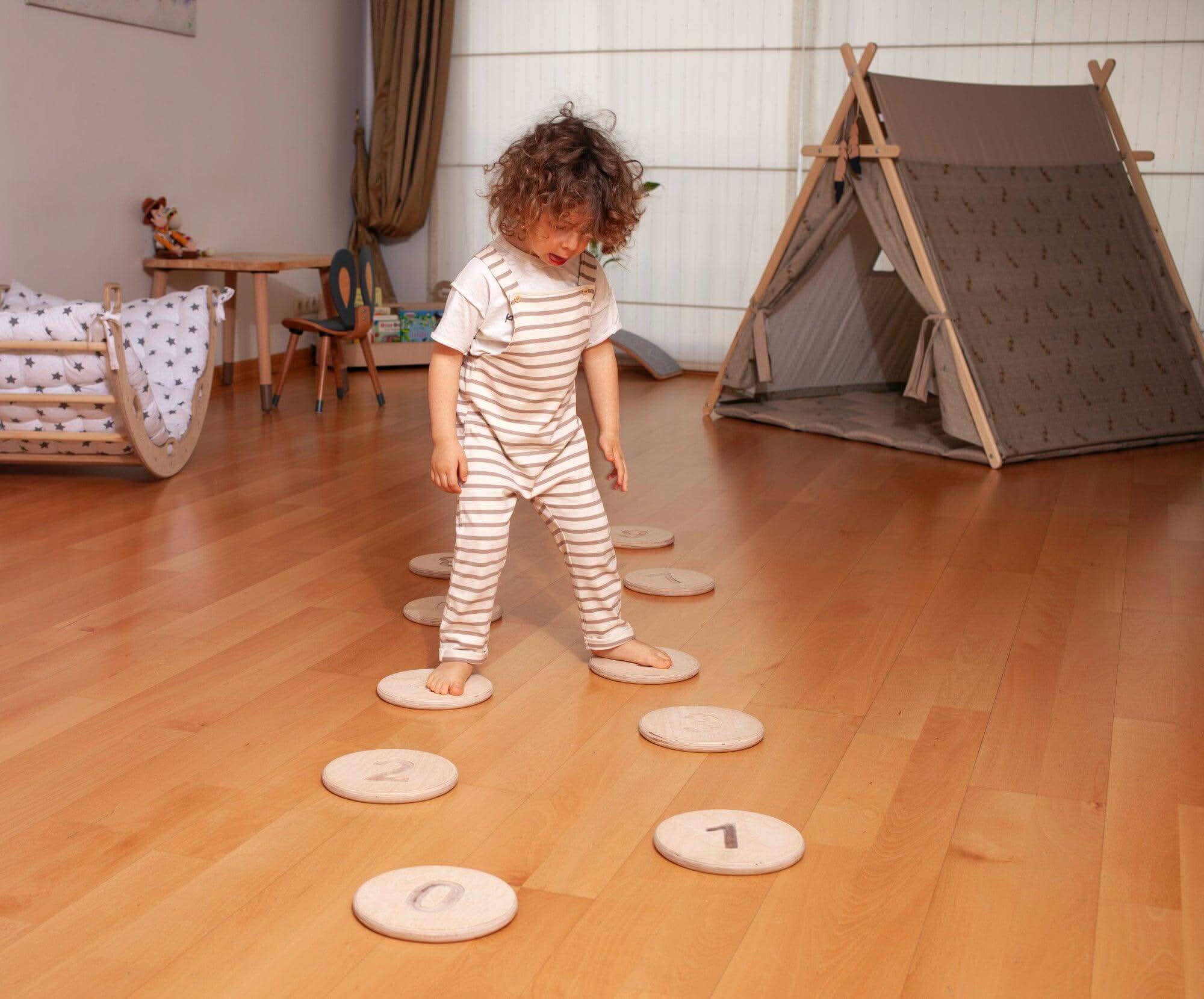 montessori-balance-beam-and-stepping-stones-set-Gift-Baby-Toys-5