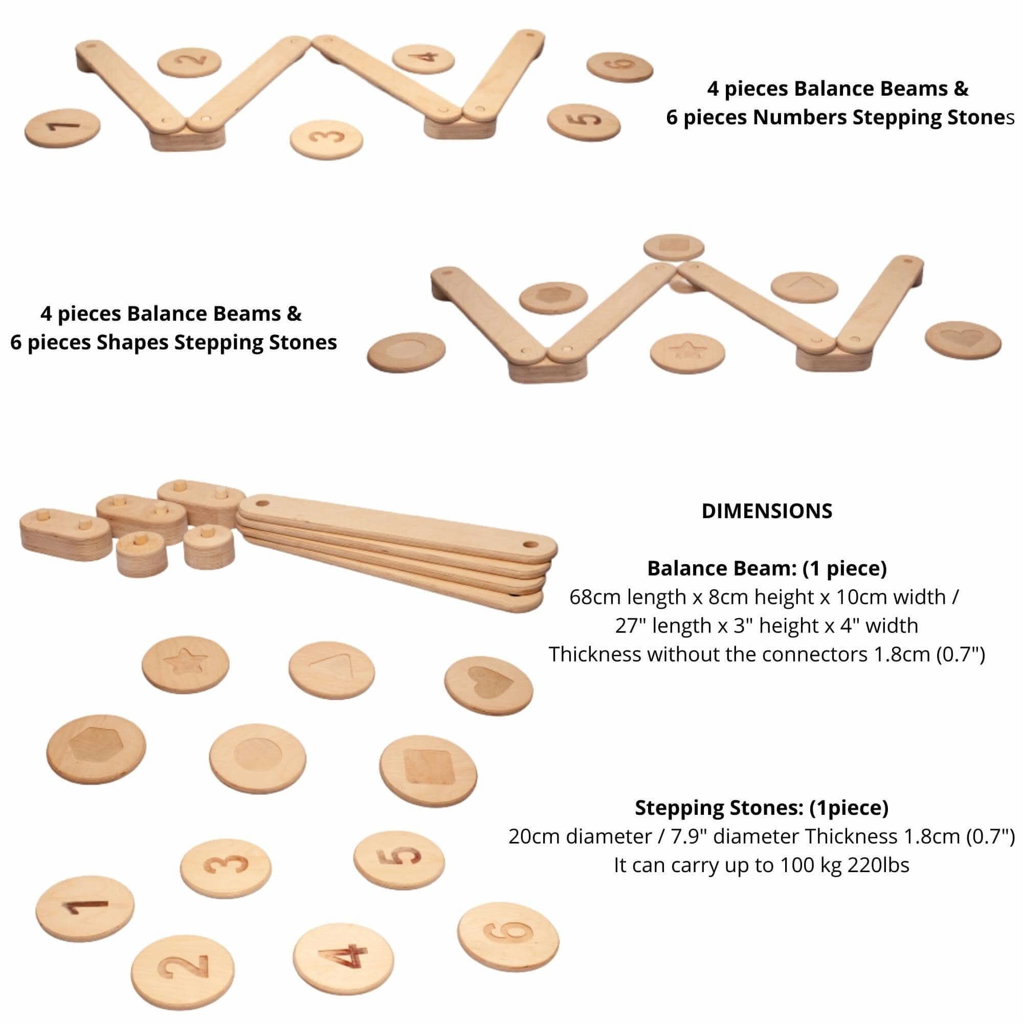 montessori-balance-beam-and-stepping-stones-set-Gift-Baby-Toys-8