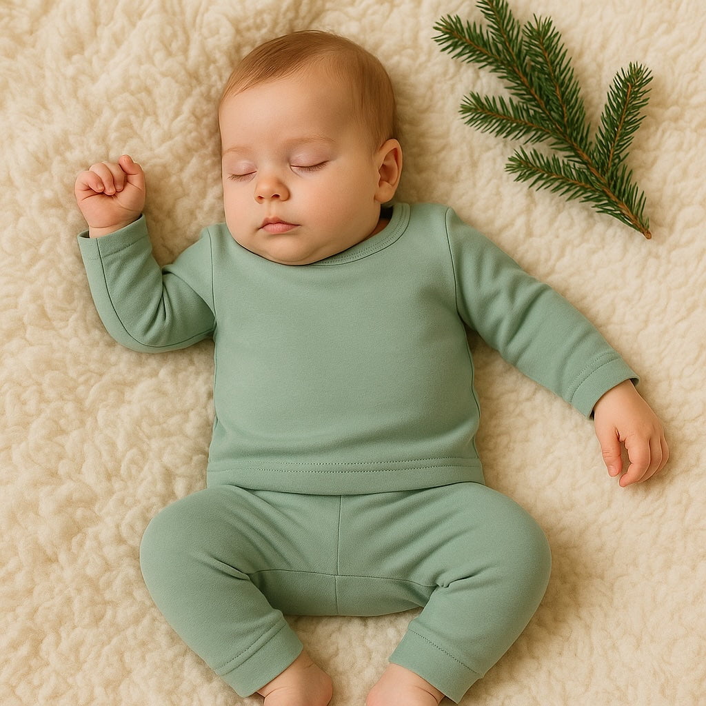 baby-pajamas-basil-green-Gift-Baby-Toys-3
