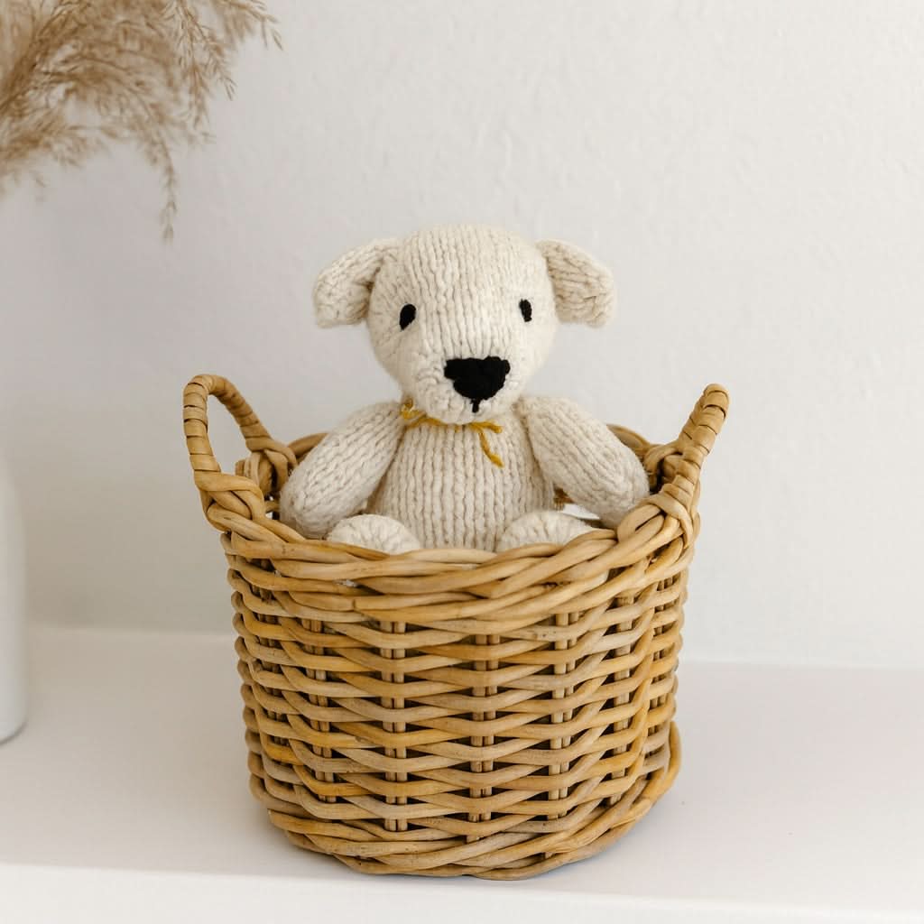 wool-knit-buddy-vee-the-cream-bear-Gift-Baby-Toysknit dolls-1
