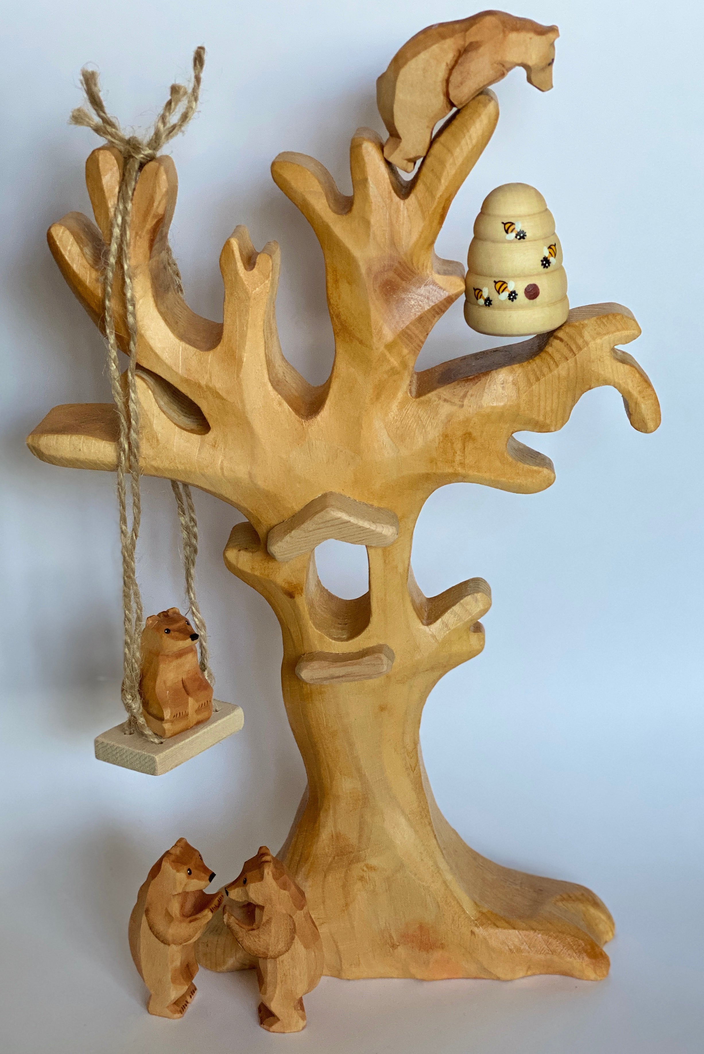 wooden-beehive-figurine-toy-Gift-Baby-Toys-3