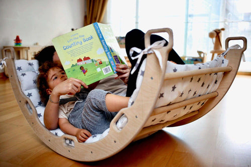 climbing-arch-rocker-and-white-star-pillow-imaginative-play-set-Gift-Baby-Toys-2