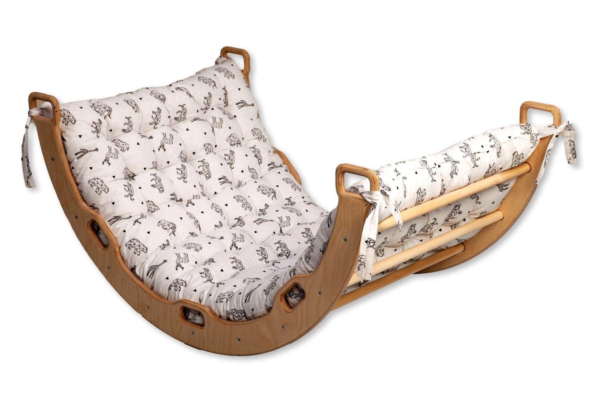 climbing-arch-rocker-with-origami-pillow-montessori-play-set-Gift-Baby-Toys-6