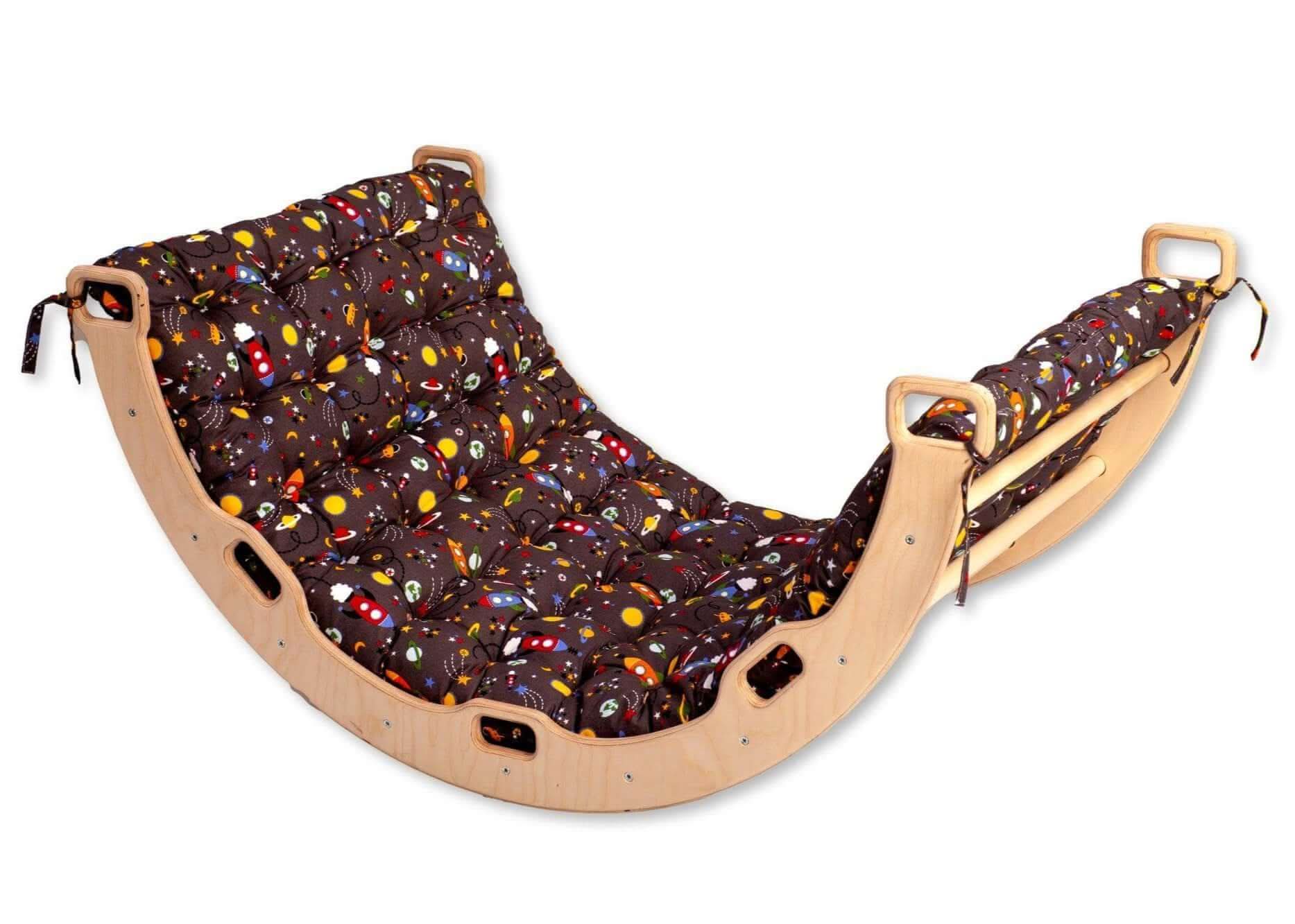 large-montessori-climbing-arch-rocker-with-pillow-set-Gift-Baby-Toys-4