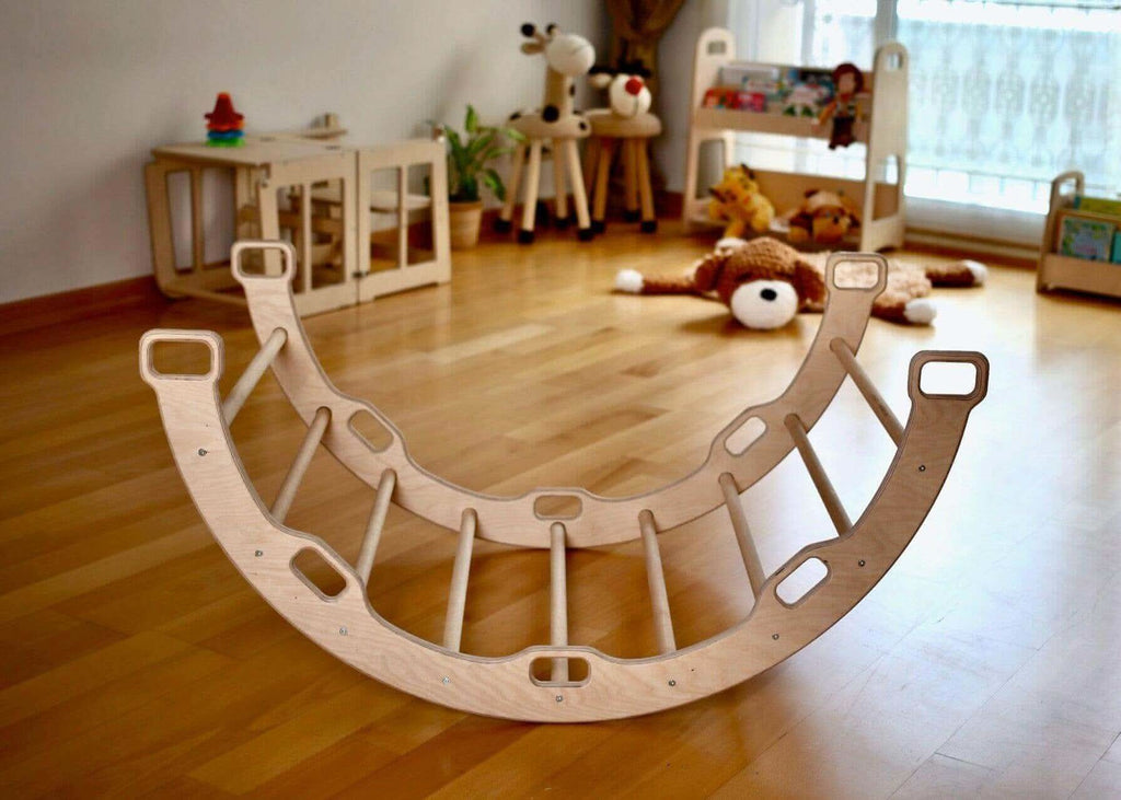 large-montessori-climbing-arch-rocker-with-pillow-set-Gift-Baby-Toys-8