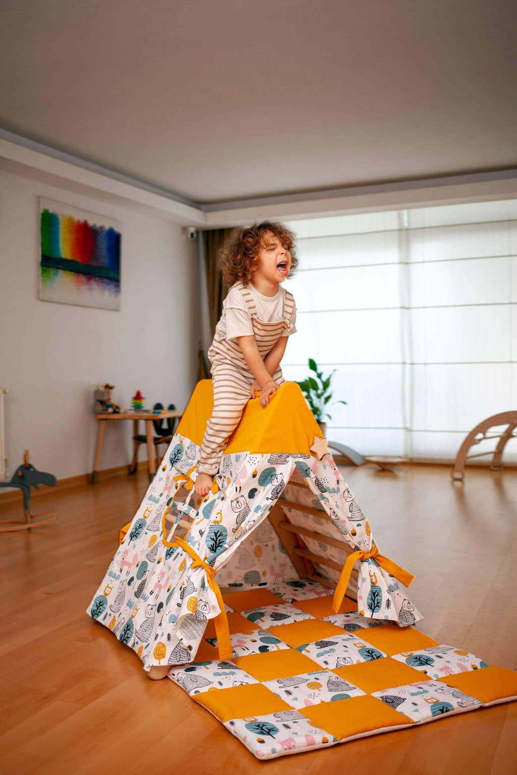 climbing-triangle-with-tent-cover-mat-ramp-Gift-Baby-Toys-16