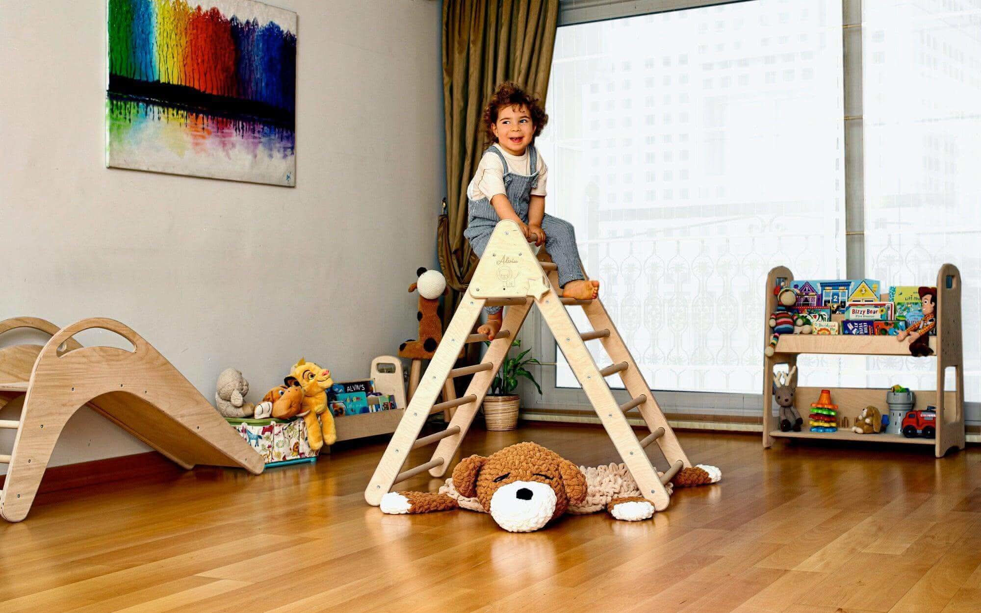 climbing-triangle-with-tent-cover-mat-ramp-Gift-Baby-Toys-18
