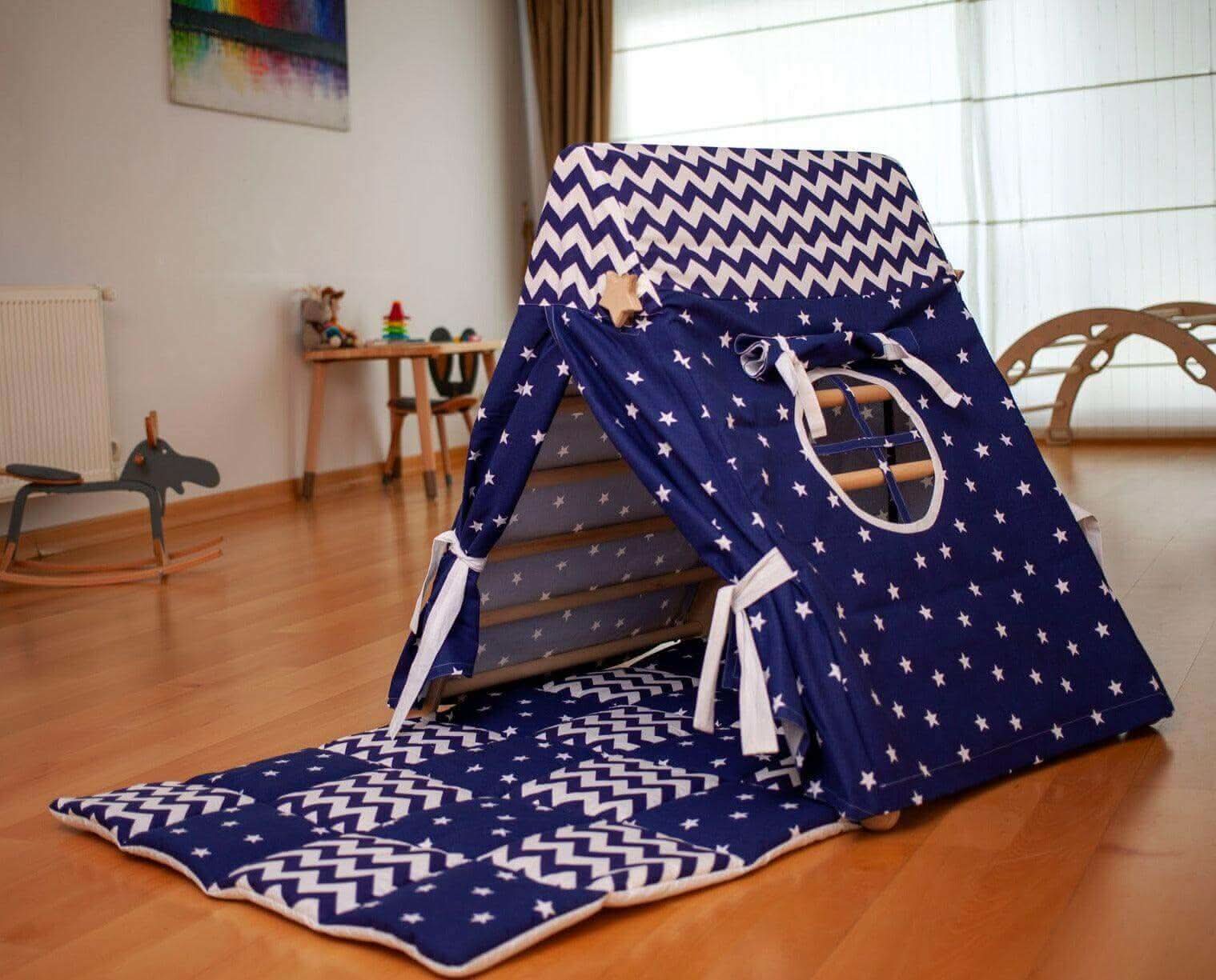 climbing-triangle-with-tent-cover-mat-ramp-Gift-Baby-Toys-5
