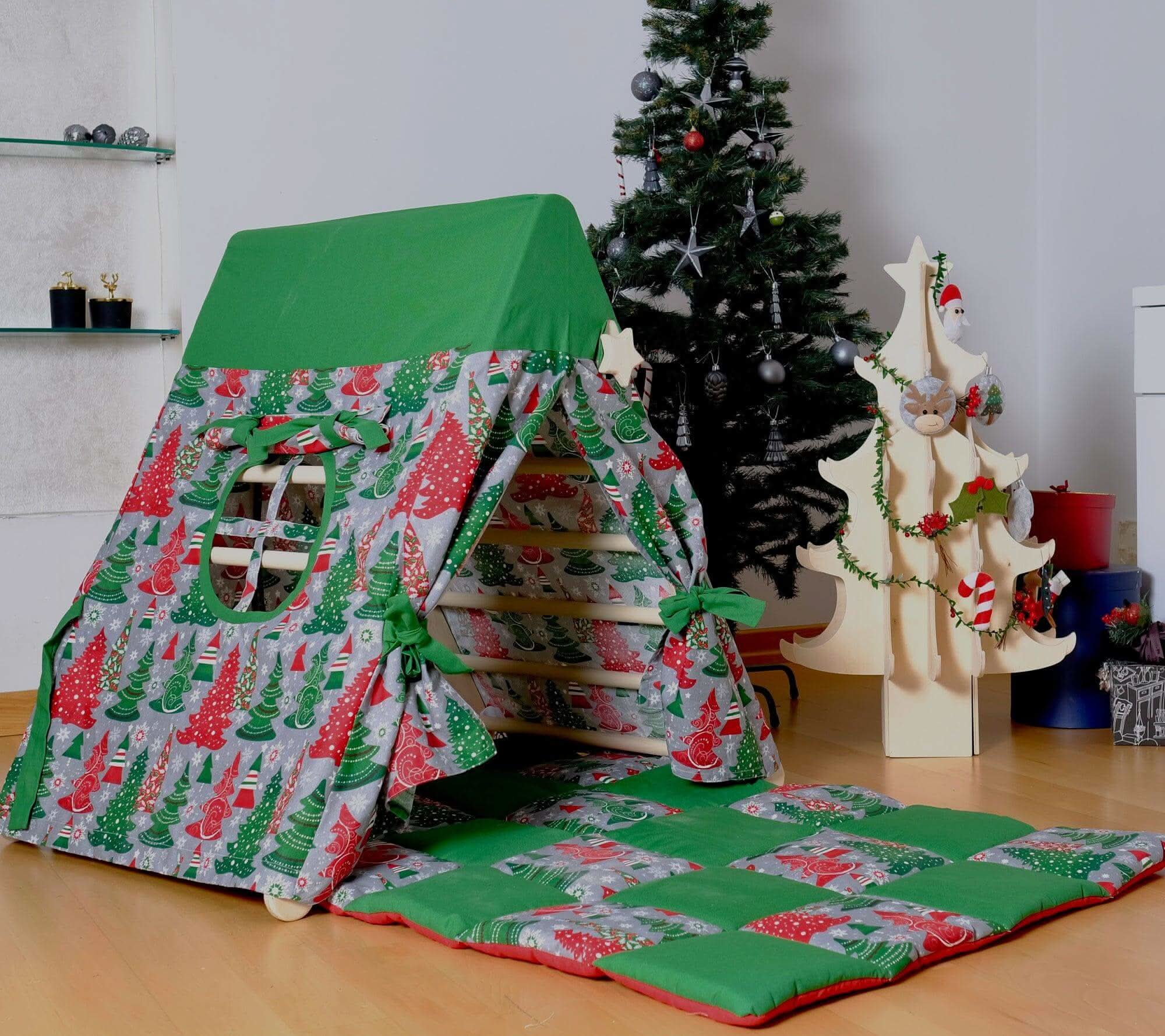 climbing-triangle-with-tent-cover-mat-ramp-Gift-Baby-Toys-6