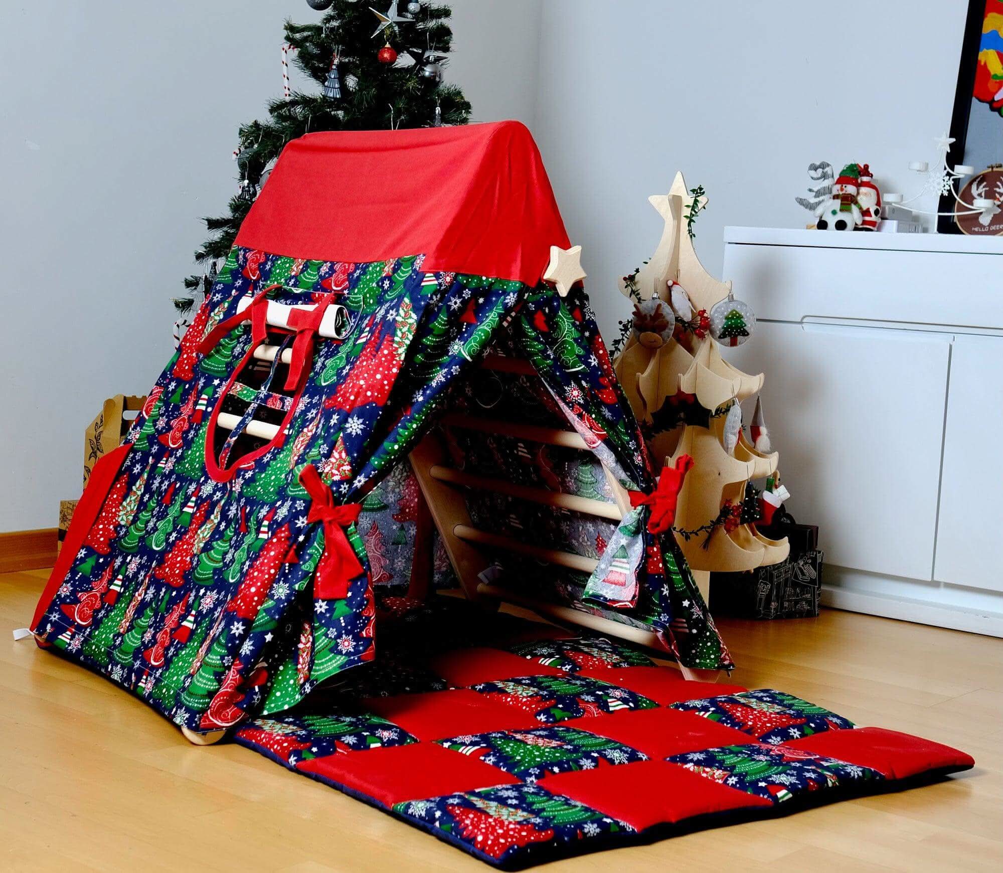 climbing-triangle-with-tent-cover-mat-ramp-Gift-Baby-Toys-7