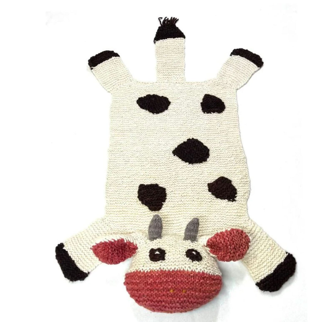 organic-wool-play-mat-nursery-rug-cow-Gift-Baby-Toys-3