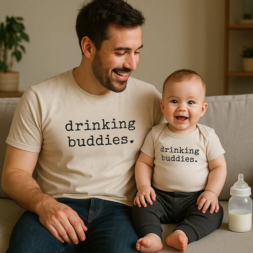 adult-graphic-tee-drinking-buddies-Gift-Baby-Toys-2