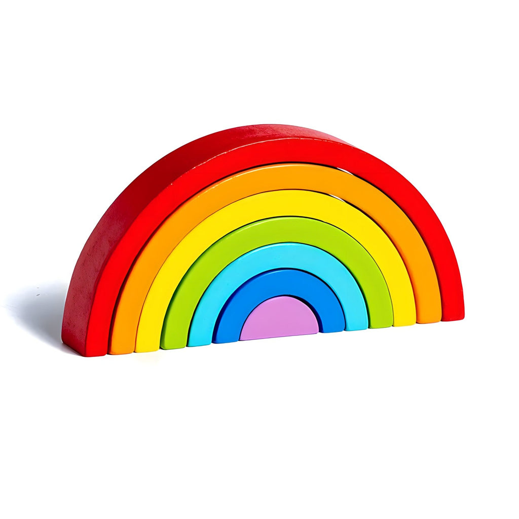 small-wooden-rainbow-arch-blocks-Gift-Baby-Toys-6