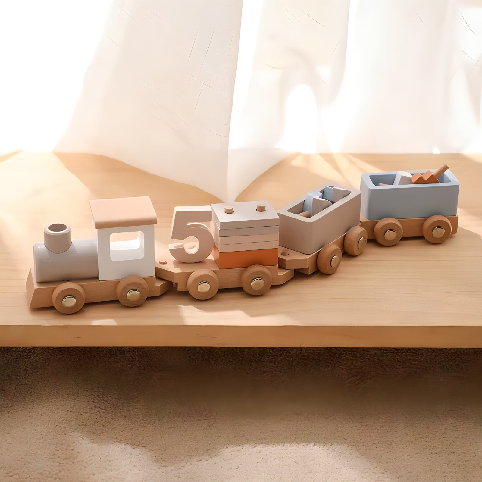 small-wooden-train-and-wooden-trailer-trolley-toys-Gift-Baby-Toys-1