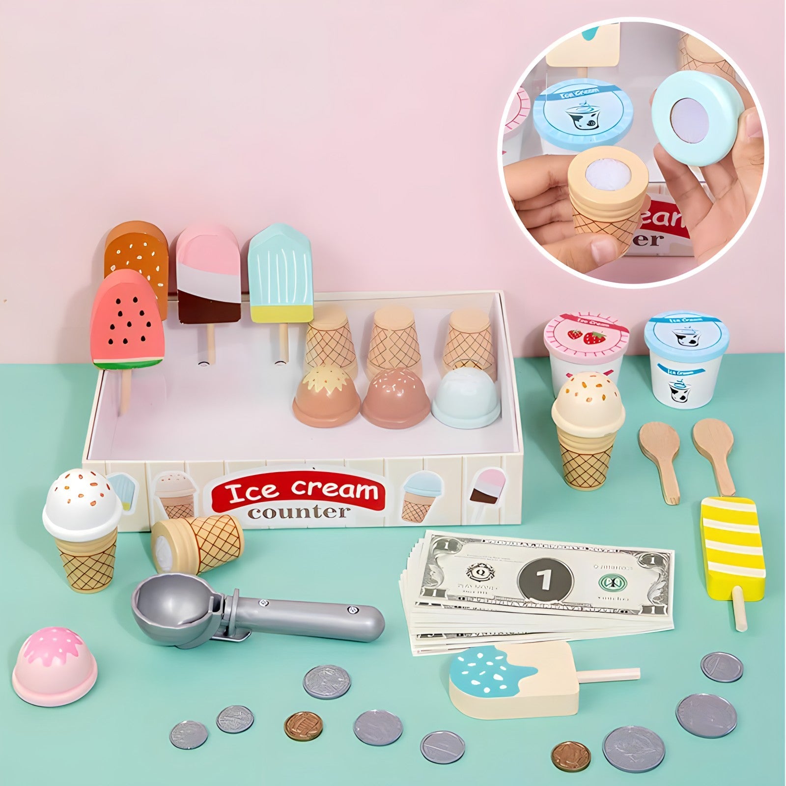 wooden-ice-cream-pretend-toys-Gift-Baby-Toys-7