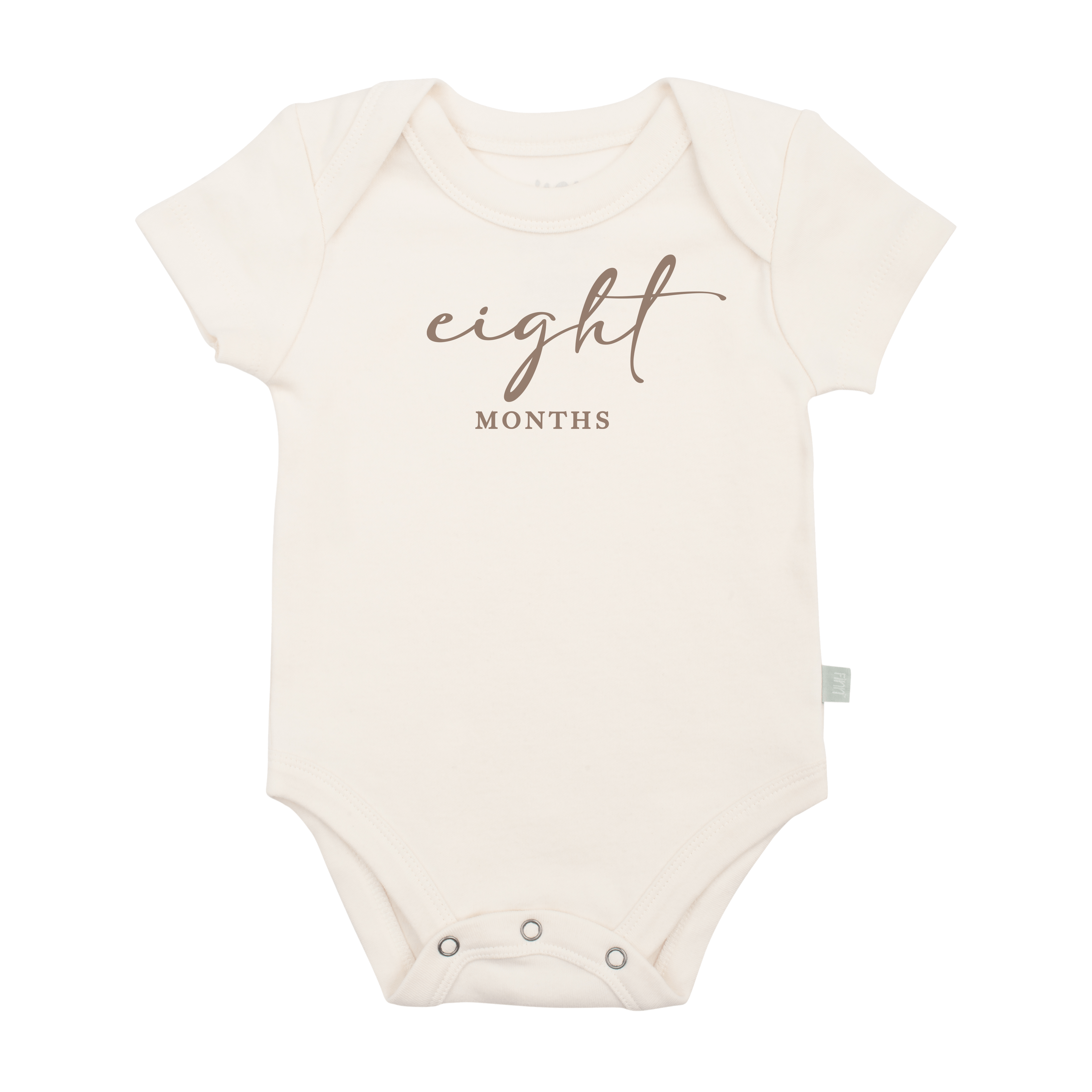 graphic-bodysuit-eight-months-milestone-taupe-Gift-Baby-Toysbodysuits-1