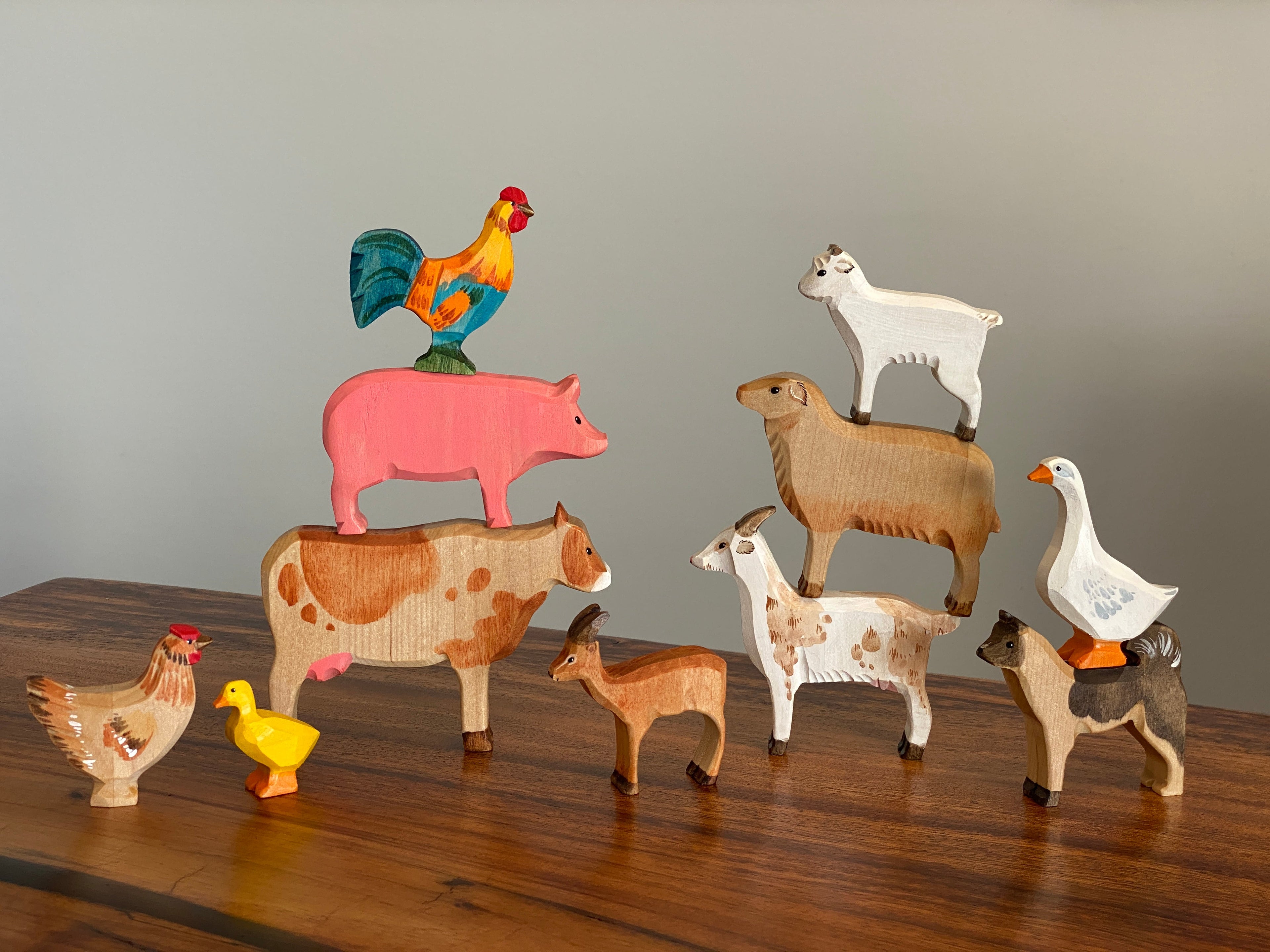 wooden-farm-animals-Gift-Baby-Toys-1