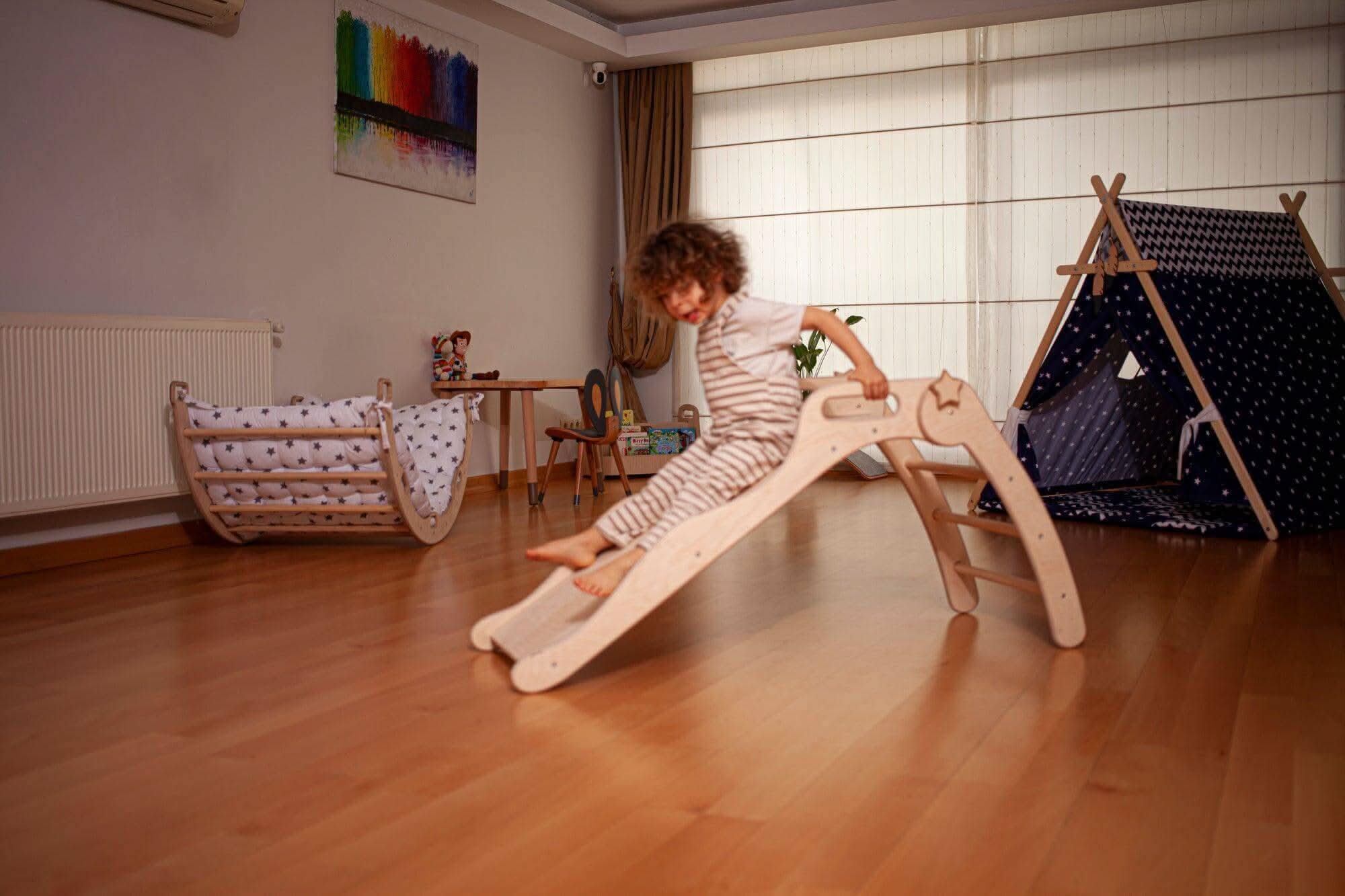 foldable-wooden-slide-Gift-Baby-Toys-6