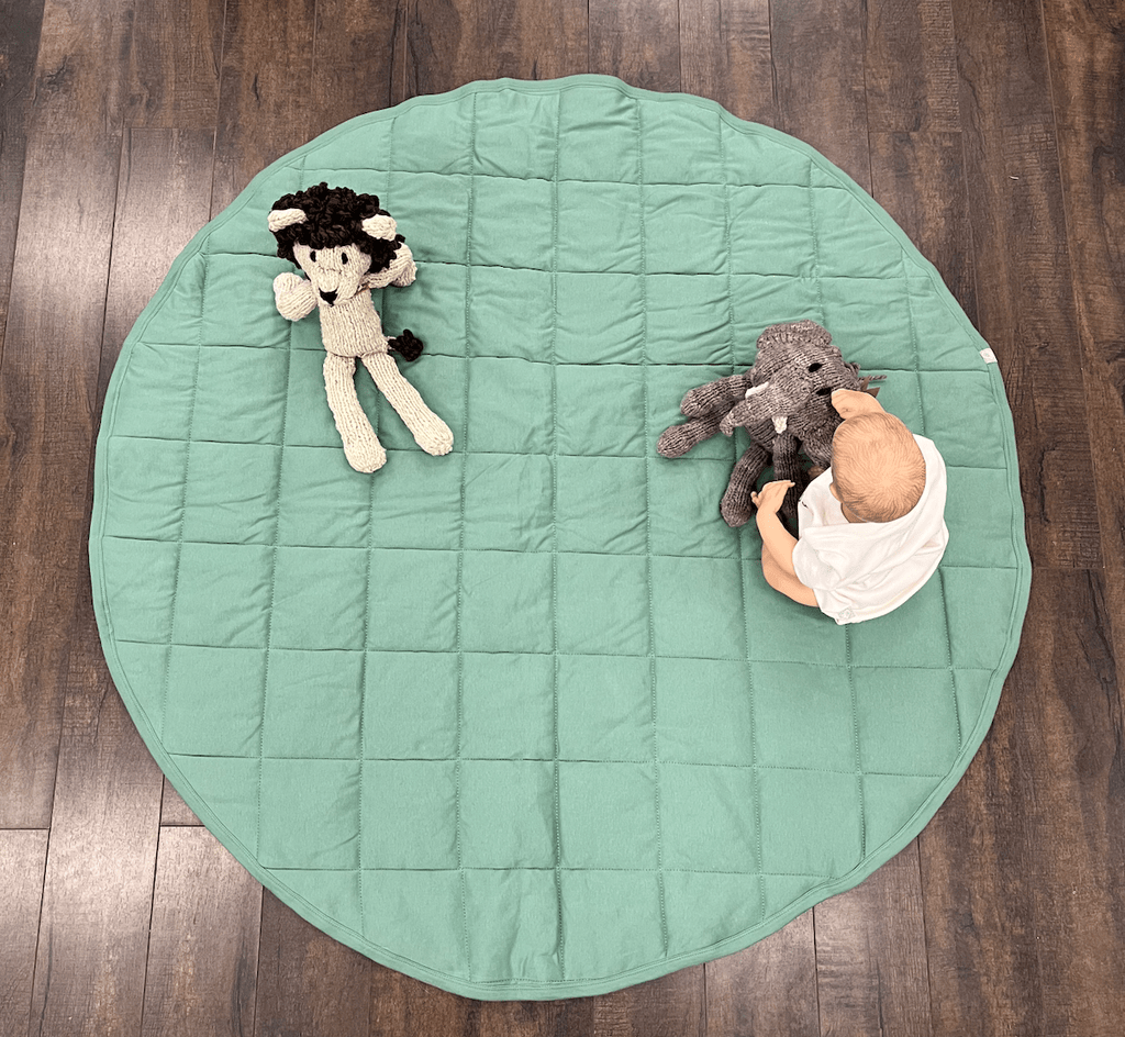 organic-play-mat-round-basil-green-Gift-Baby-Toys-4