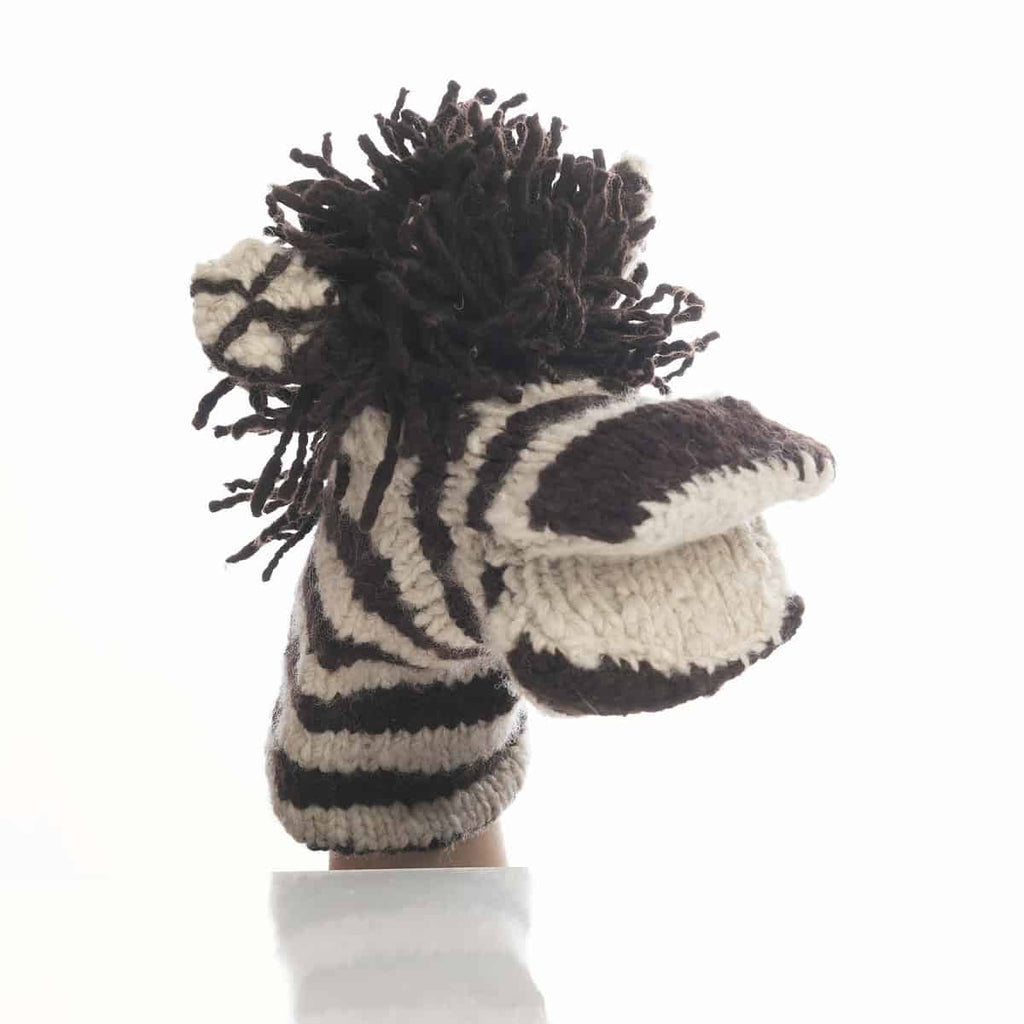 organic-wool-knit-hand-puppet-zachary-the-zebra-Gift-Baby-Toys-2