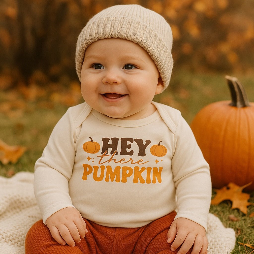 graphic-bodysuit-hey-there-pumpkin-long-sleeve-Gift-Baby-Toys-2