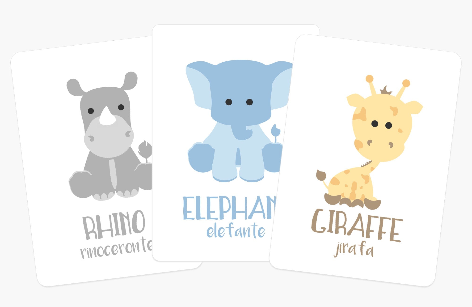 safari-animal-flashcards-Gift-Baby-Toys-2