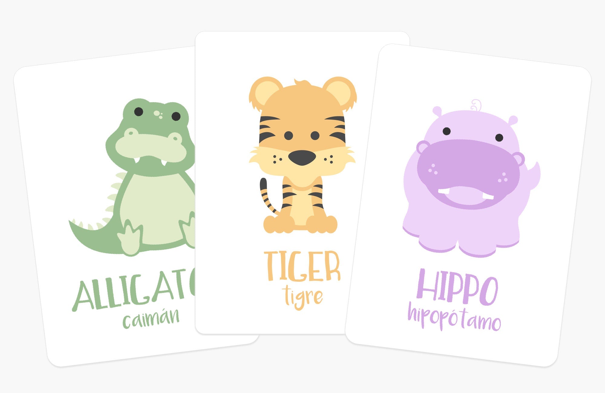 safari-animal-flashcards-Gift-Baby-Toys-3
