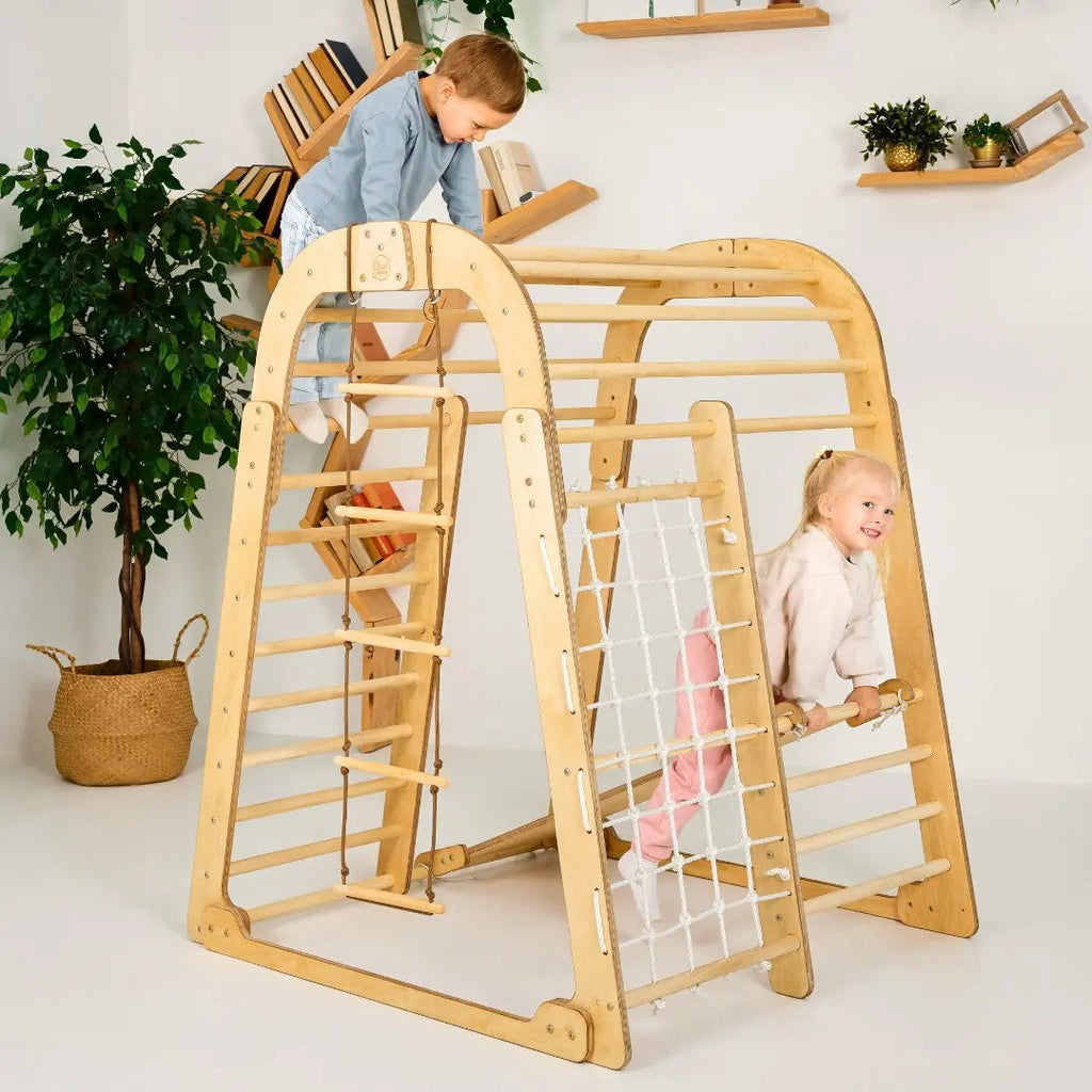 indoor-wooden-playground-for-children-6in1-playground-swings-set-slide-board-Gift-Baby-Toys6in1 Playsets-1
