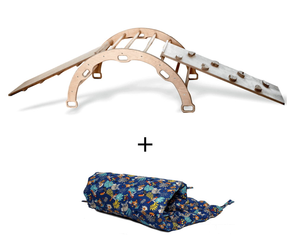montessori-climbing-arch-rocker-with-2-ramps-and-pillow-Gift-Baby-ToysClimbing Arch and Rockers-1