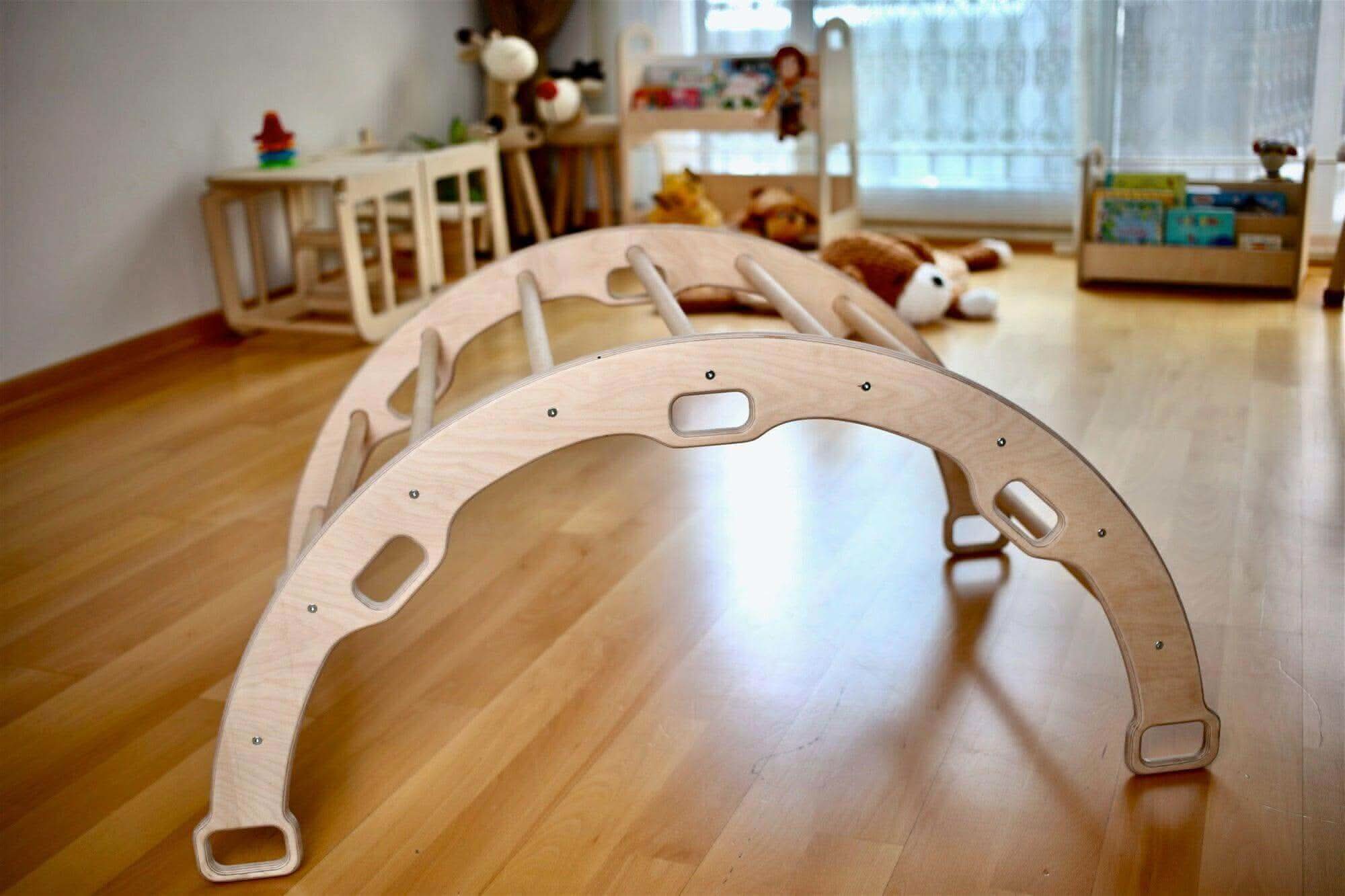 montessori-climbing-arch-rocker-with-2-ramps-and-pillow-Gift-Baby-Toys-4