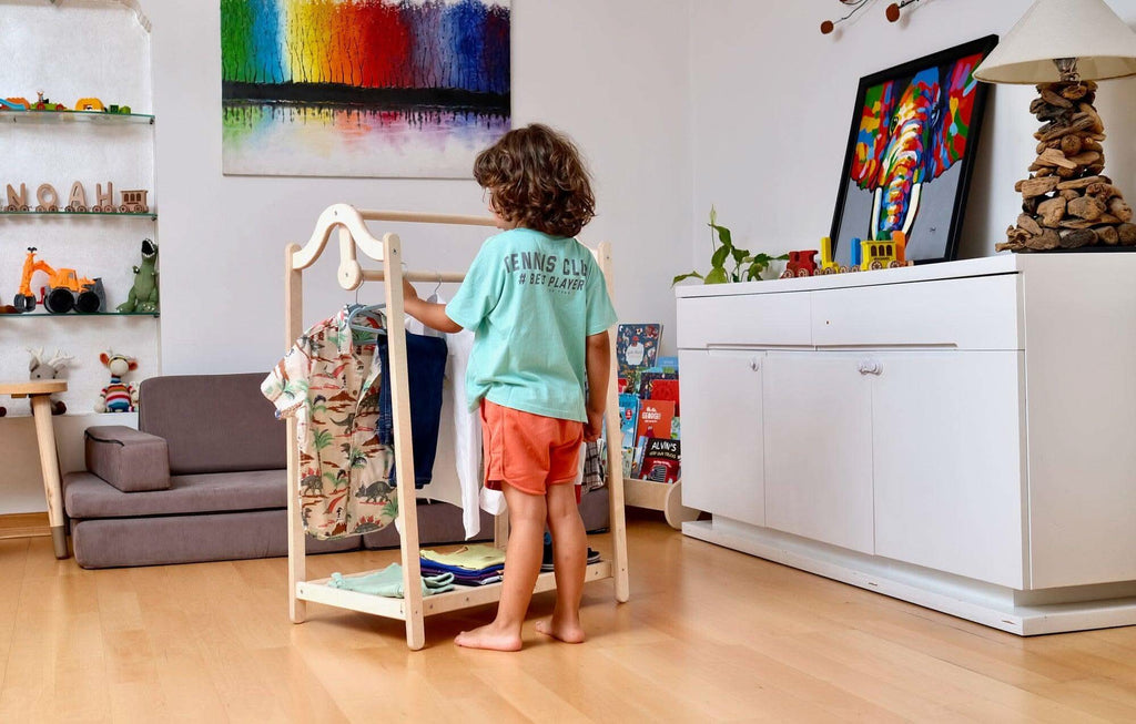 montessori-wooden-kids-clothing-rack-Gift-Baby-Toys-9