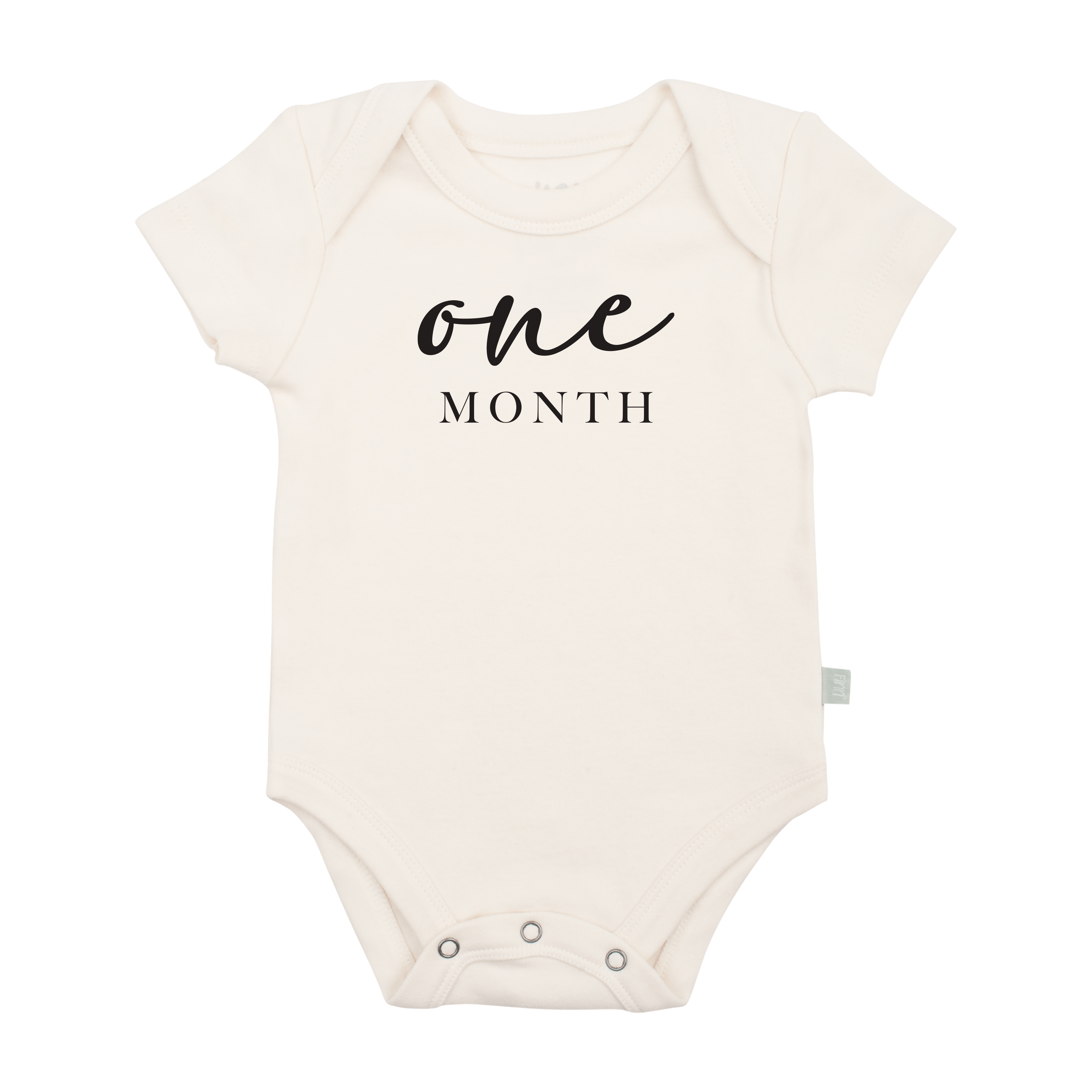 graphic-bodysuit-one-month-milestone-charcoal-Gift-Baby-Toysbodysuits-1