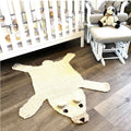 organic-wool-play-mat-nursery-rug-polar-bear-Gift-Baby-Toysknit dolls-1