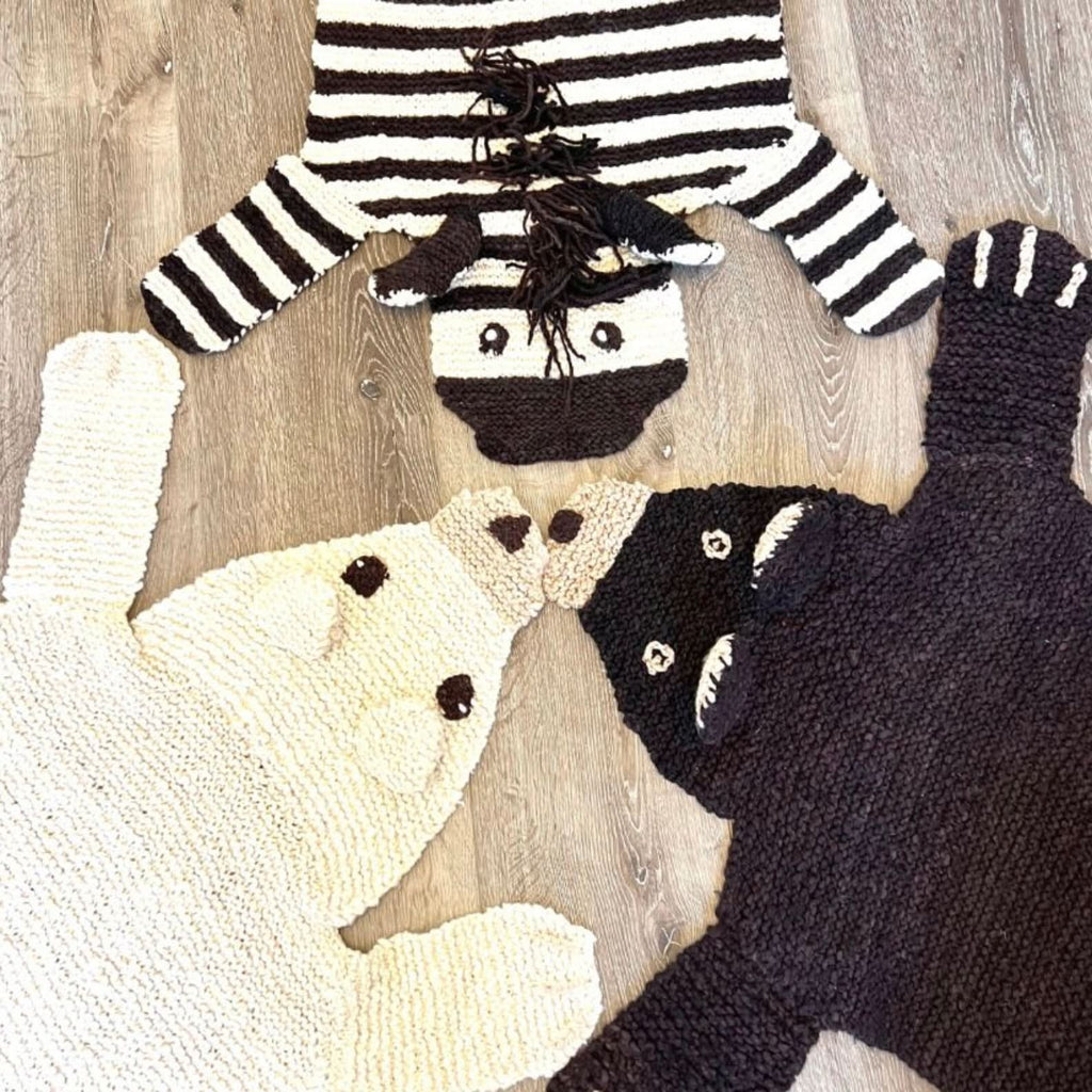 organic-wool-play-mat-nursery-rug-zebra-Gift-Baby-Toys-3