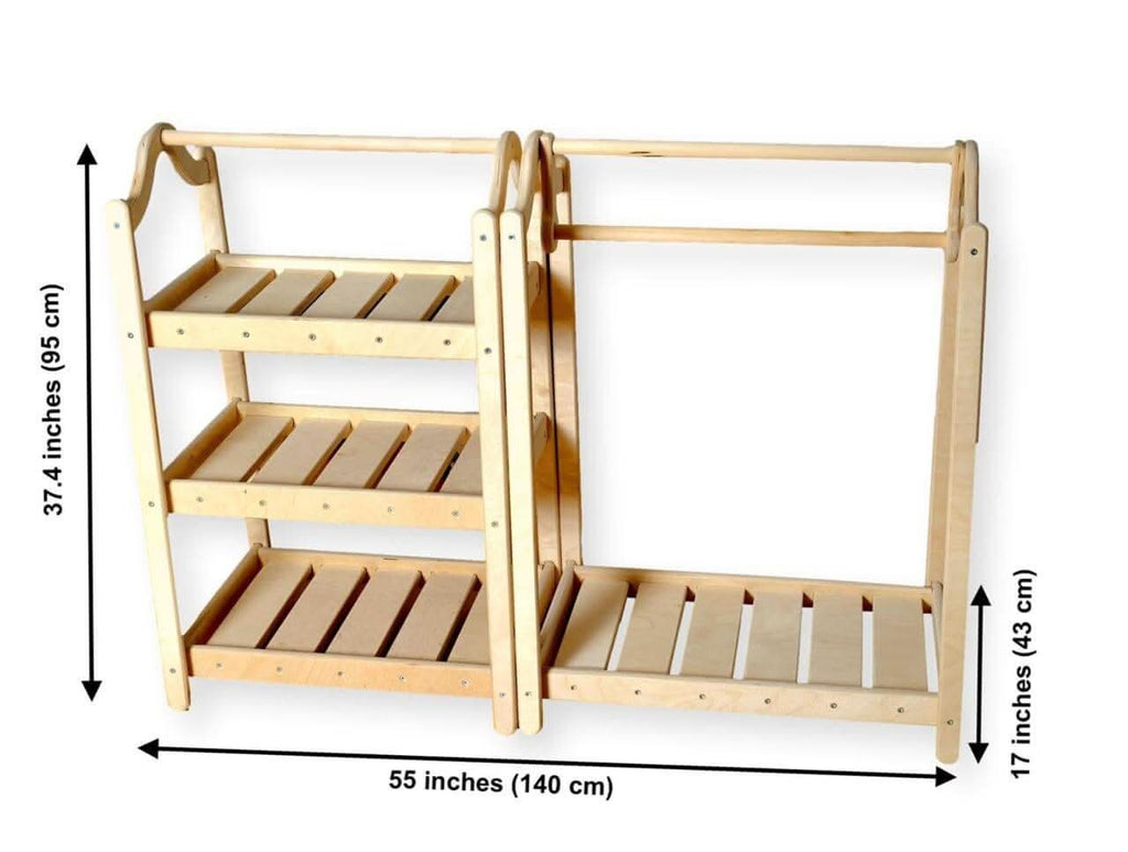 montessori-wooden-wardrobe-set-ideal-child-clothing-organizer-Gift-Baby-Toys-3