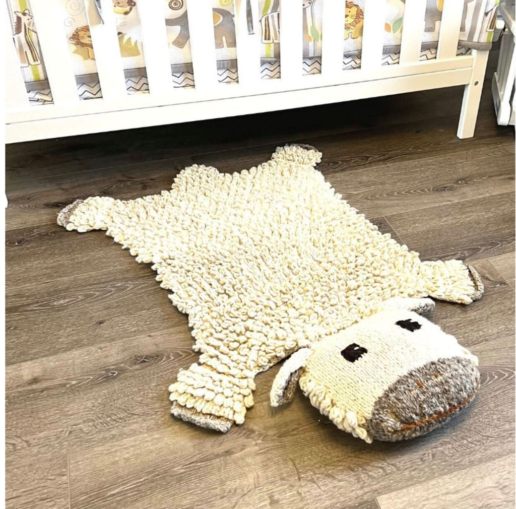 organic-wool-play-mat-nursery-rug-sheep-Gift-Baby-Toys-4