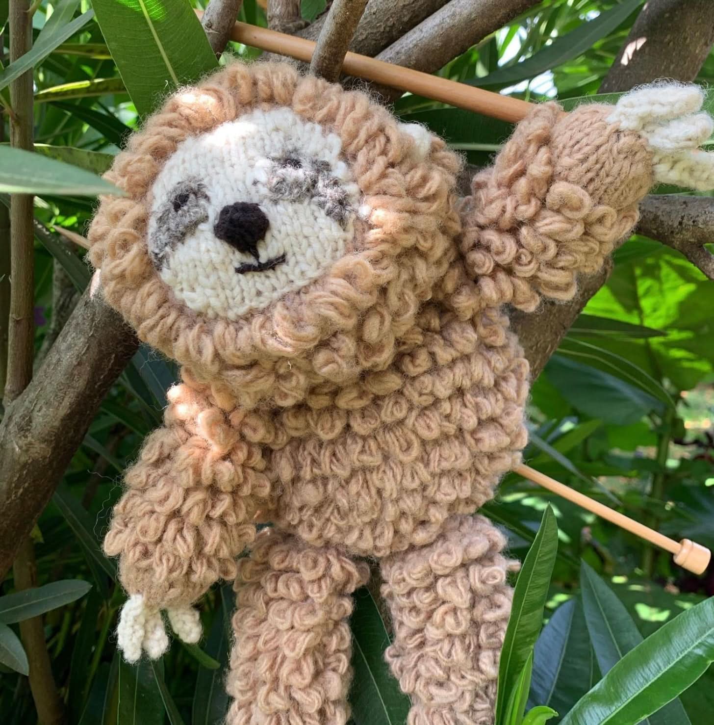 wool-knit-buddy-sam-the-sloth-Gift-Baby-Toys-4