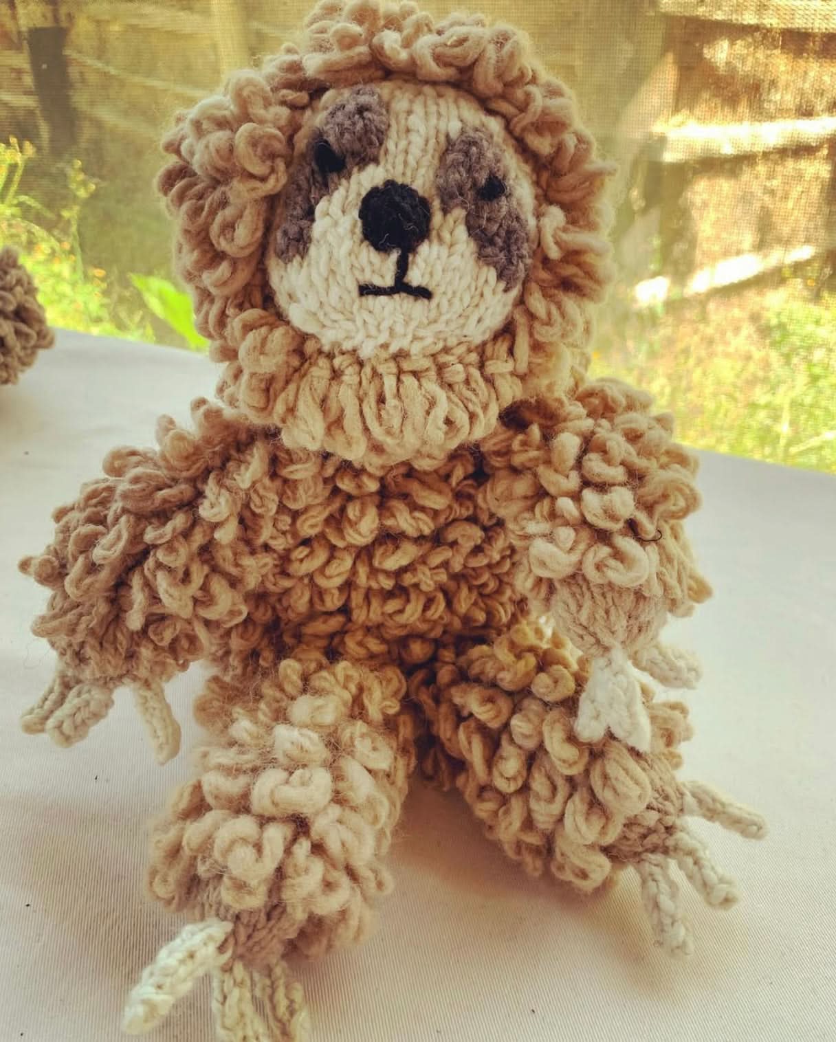wool-knit-buddy-sam-the-sloth-Gift-Baby-Toys-5