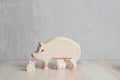 wood-carved-pig-with-piglets-Gift-Baby-Toys-1