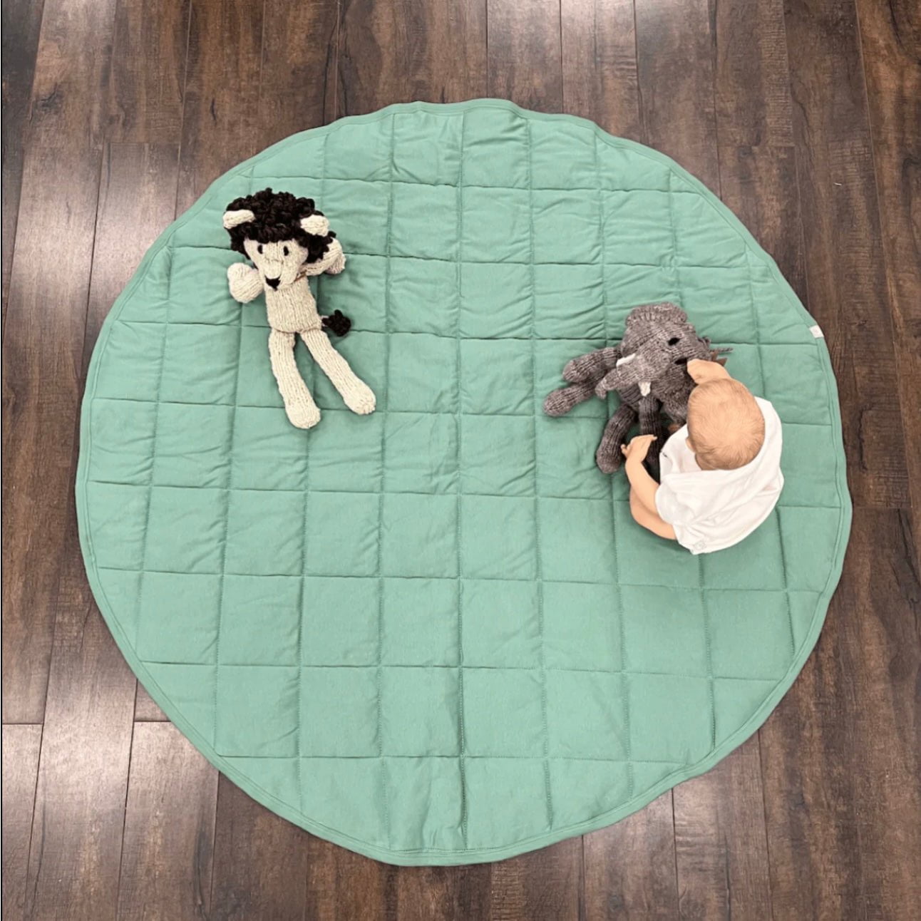 organic-play-mat-round-basil-green-Gift-Baby-Toysaccessories-1
